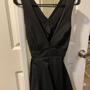 Black cocktail dress